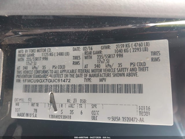 Ford Escape Se