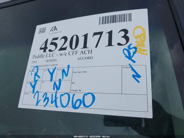 Honda Accord 2.3 Ex