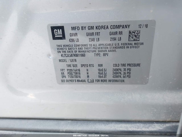 Chevrolet Trax Lt