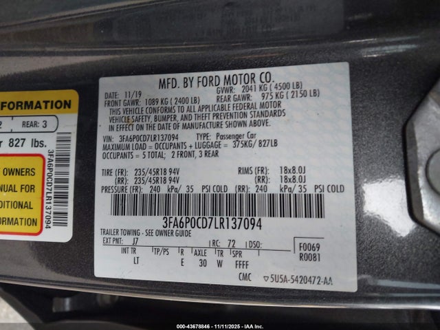 Ford Fusion Sel