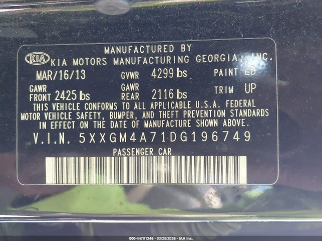 Kia Optima Lx