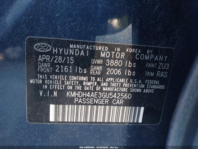 Hyundai ELANTRA Se