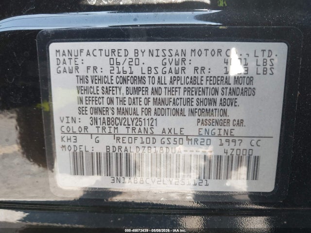 Nissan Sentra Sv Xtronic Cvt