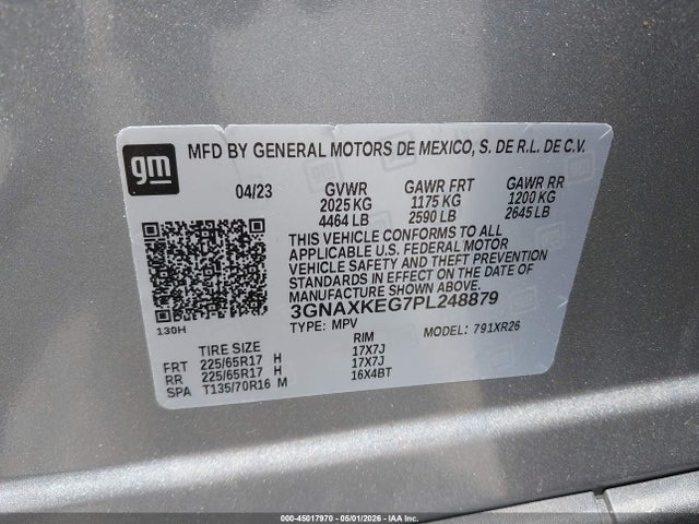 Chevrolet Equinox Fwd Lt