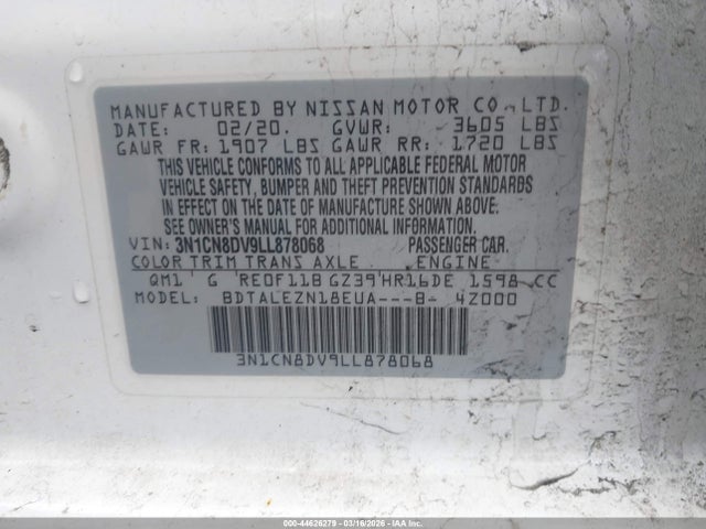 Nissan Versa S Xtronic Cvt