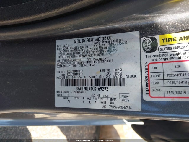 Ford Fusion Sel