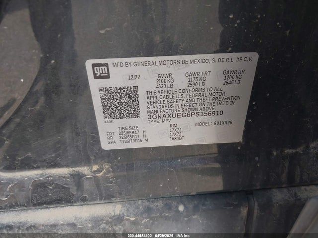Chevrolet Equinox Awd Lt