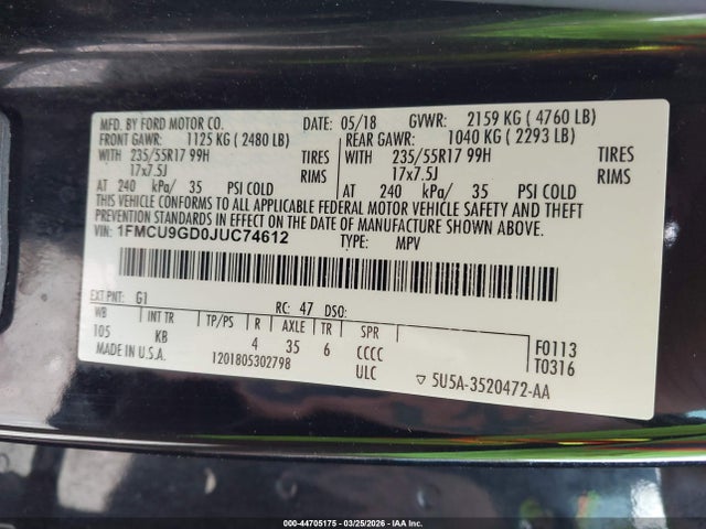 Ford Escape Se