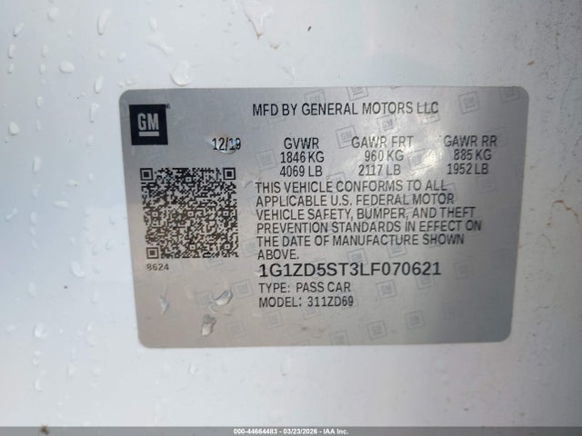 Chevrolet Malibu Fwd Lt