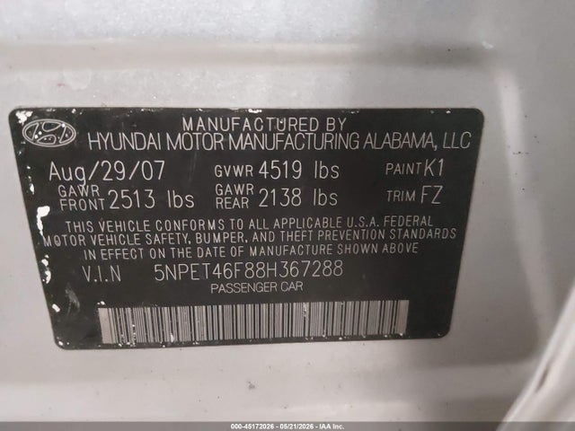 Hyundai SONATA Gls V6