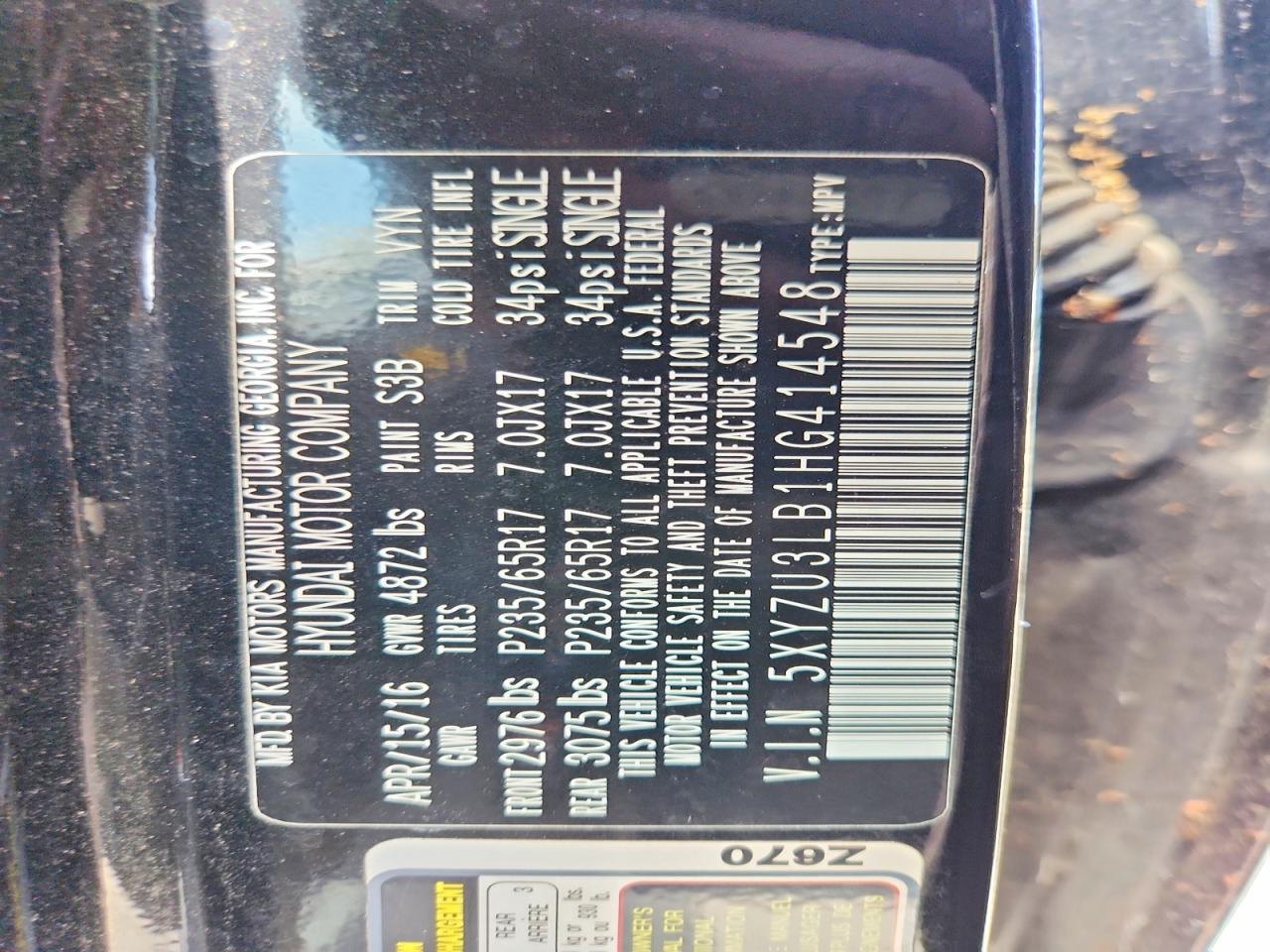 Hyundai SANTA FE 2.4l
