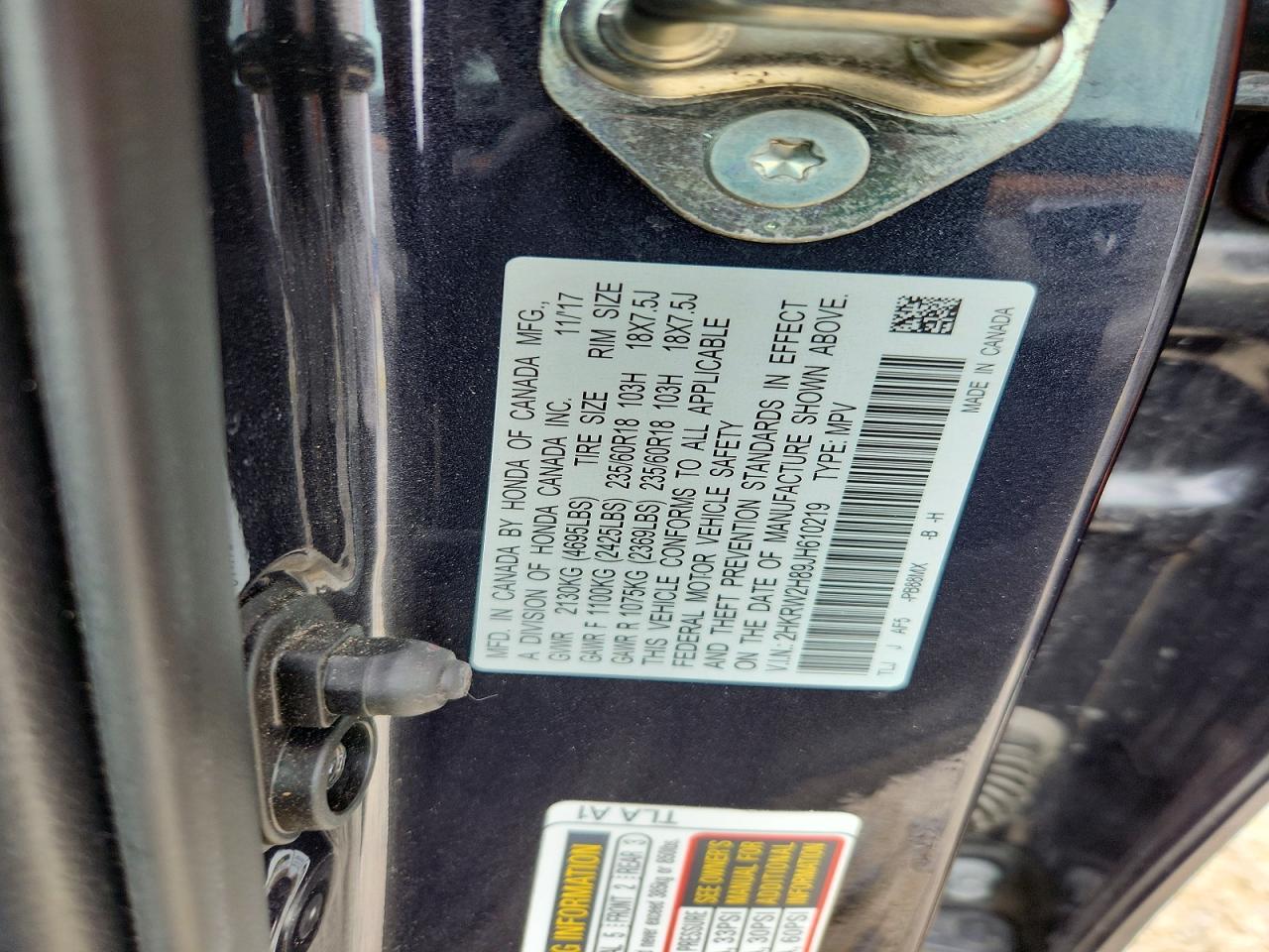 Honda Crv Exl