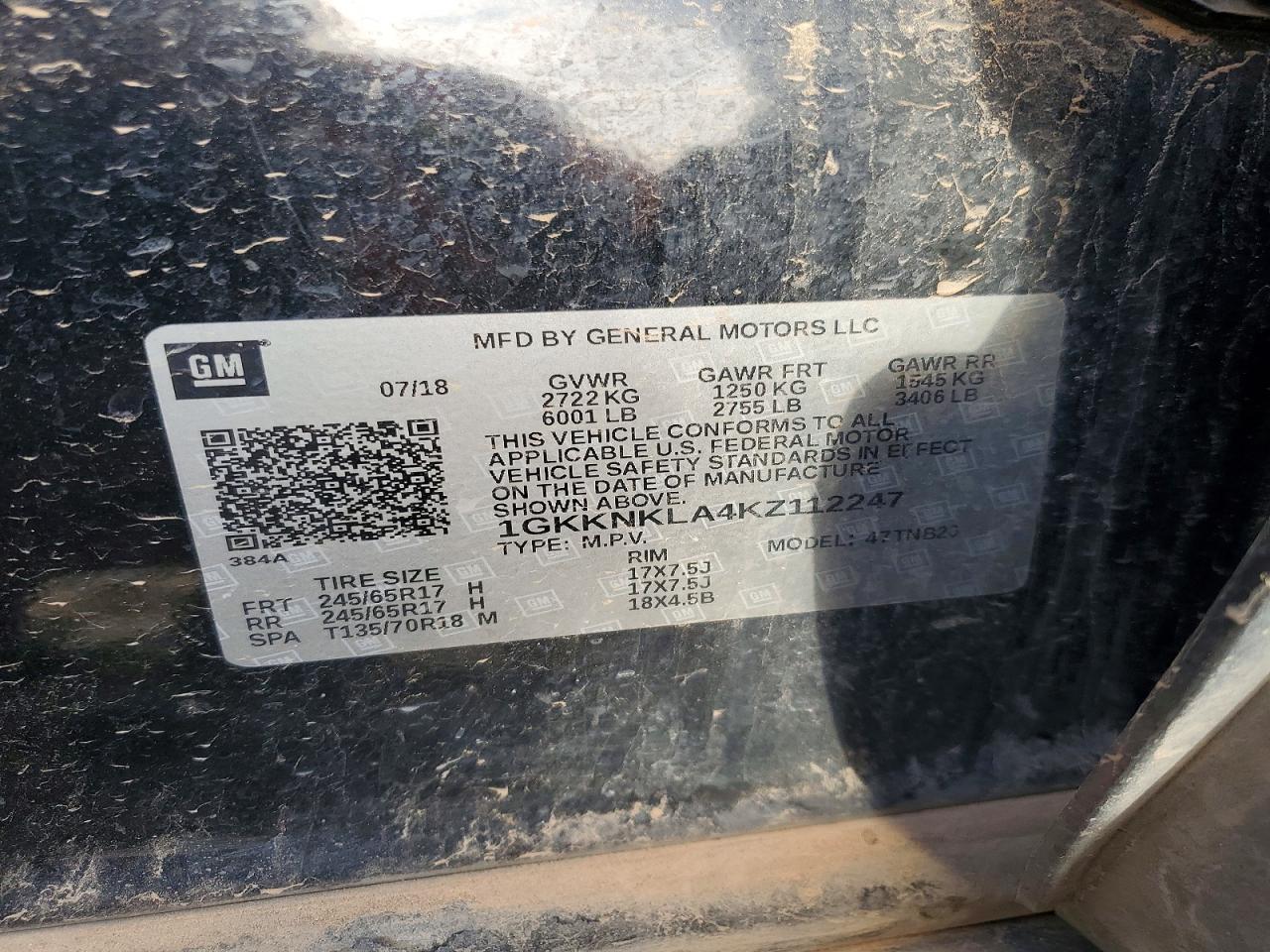 GMC Acadia Sle