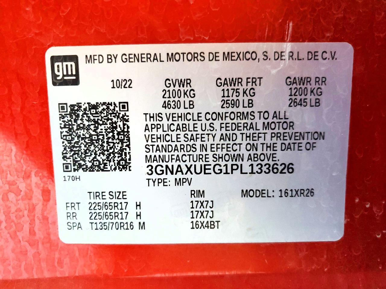 Chevrolet Equinox Lt