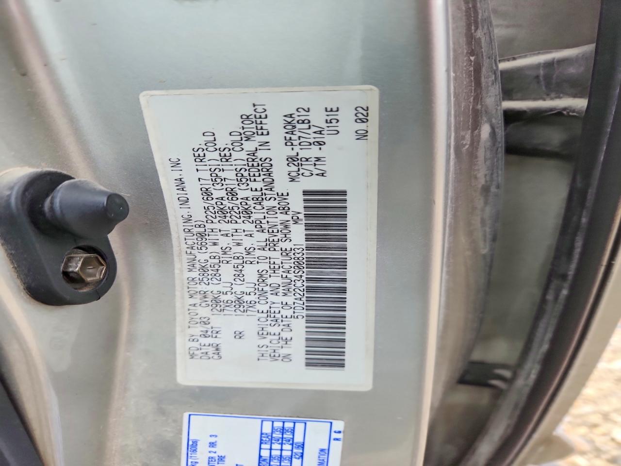 Toyota Sienna Xle Limited 7 Passenger