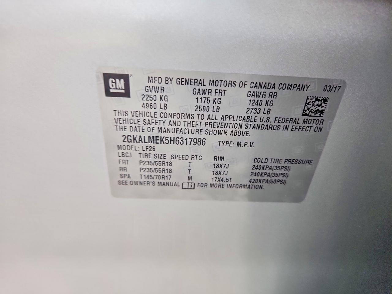 GMC Terrain Sle