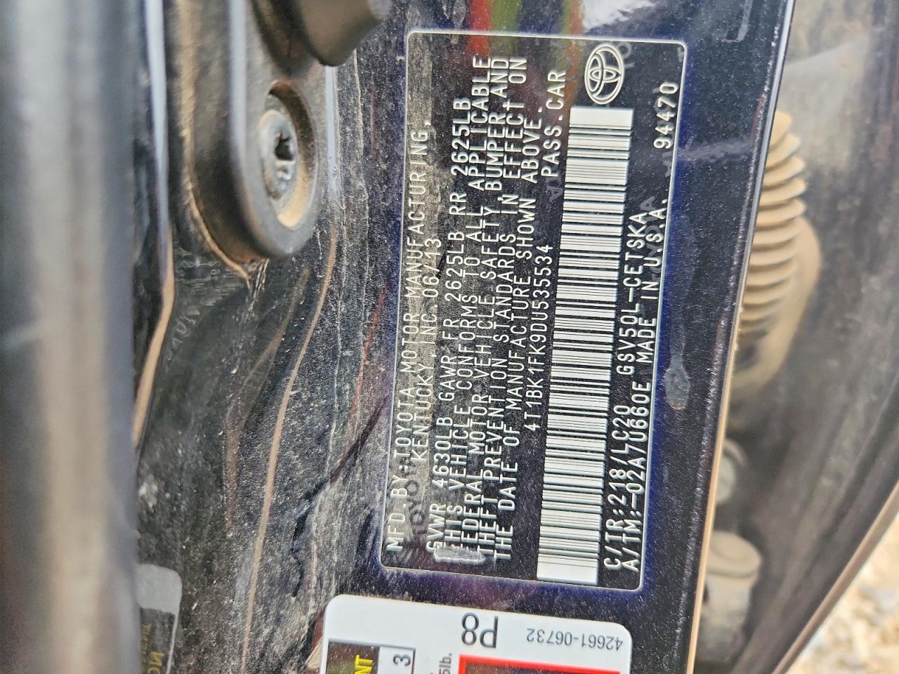 Toyota Camry Se V6