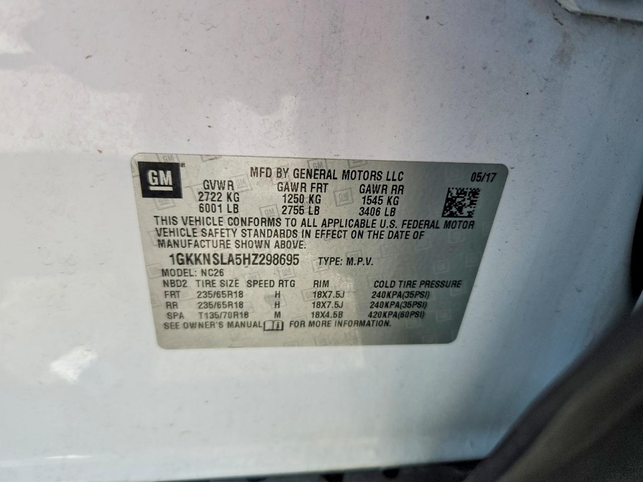 GMC Acadia Sle