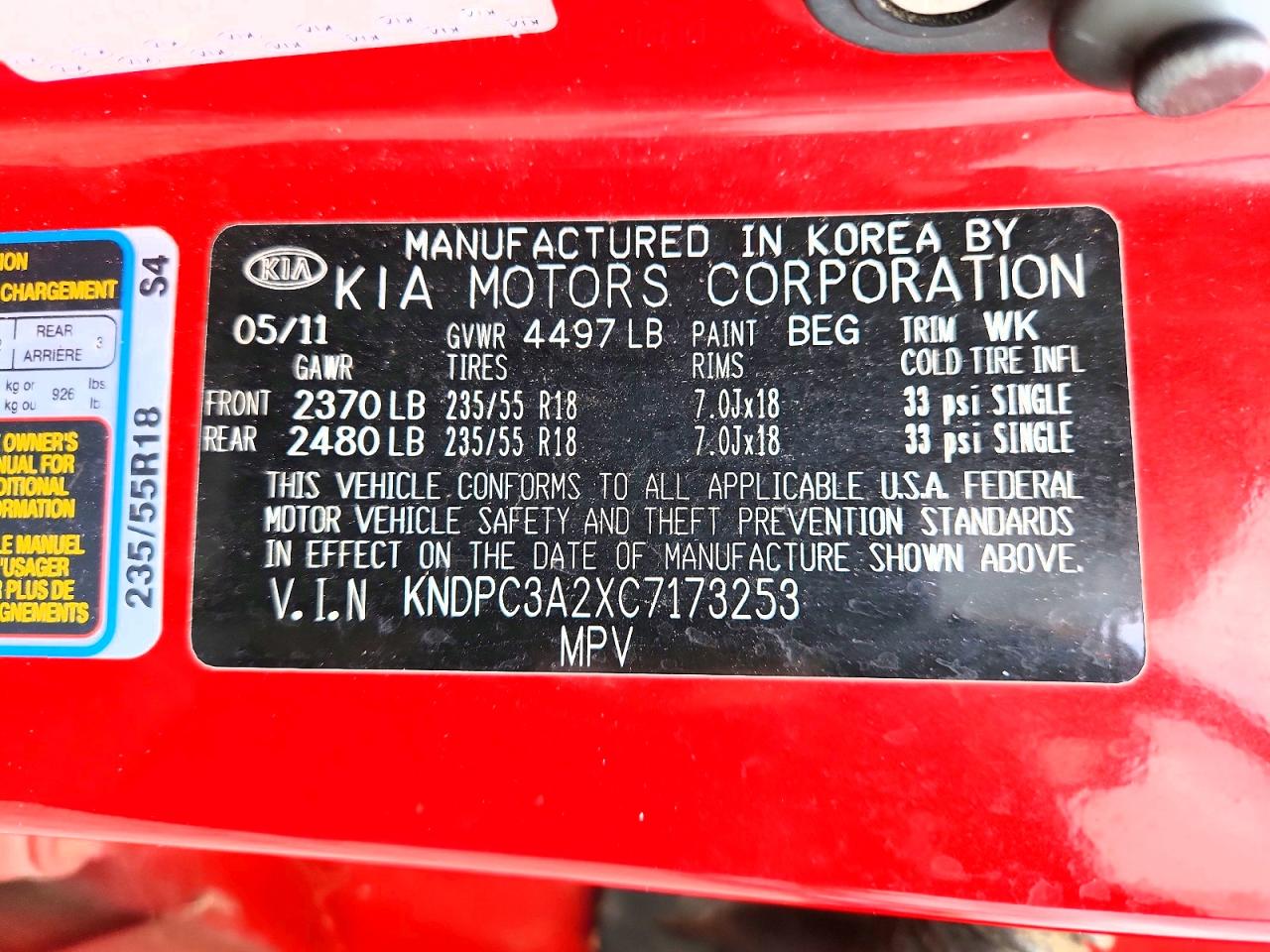 Kia Sportage Ex