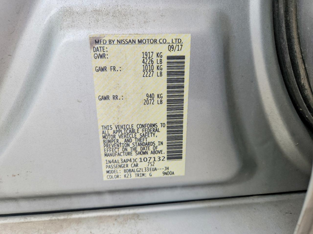 Nissan Altima 2.5 S