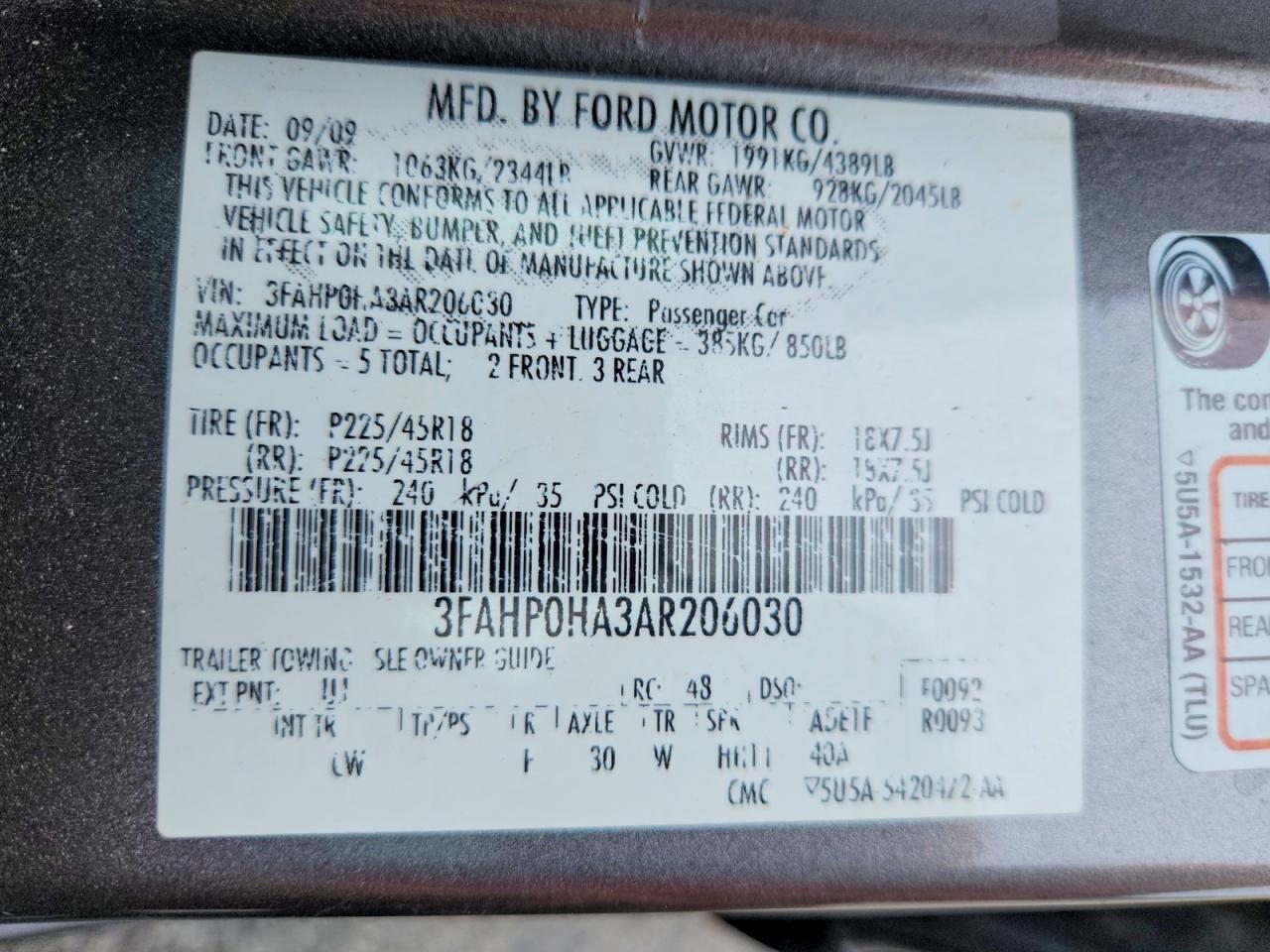Ford Fusion Se
