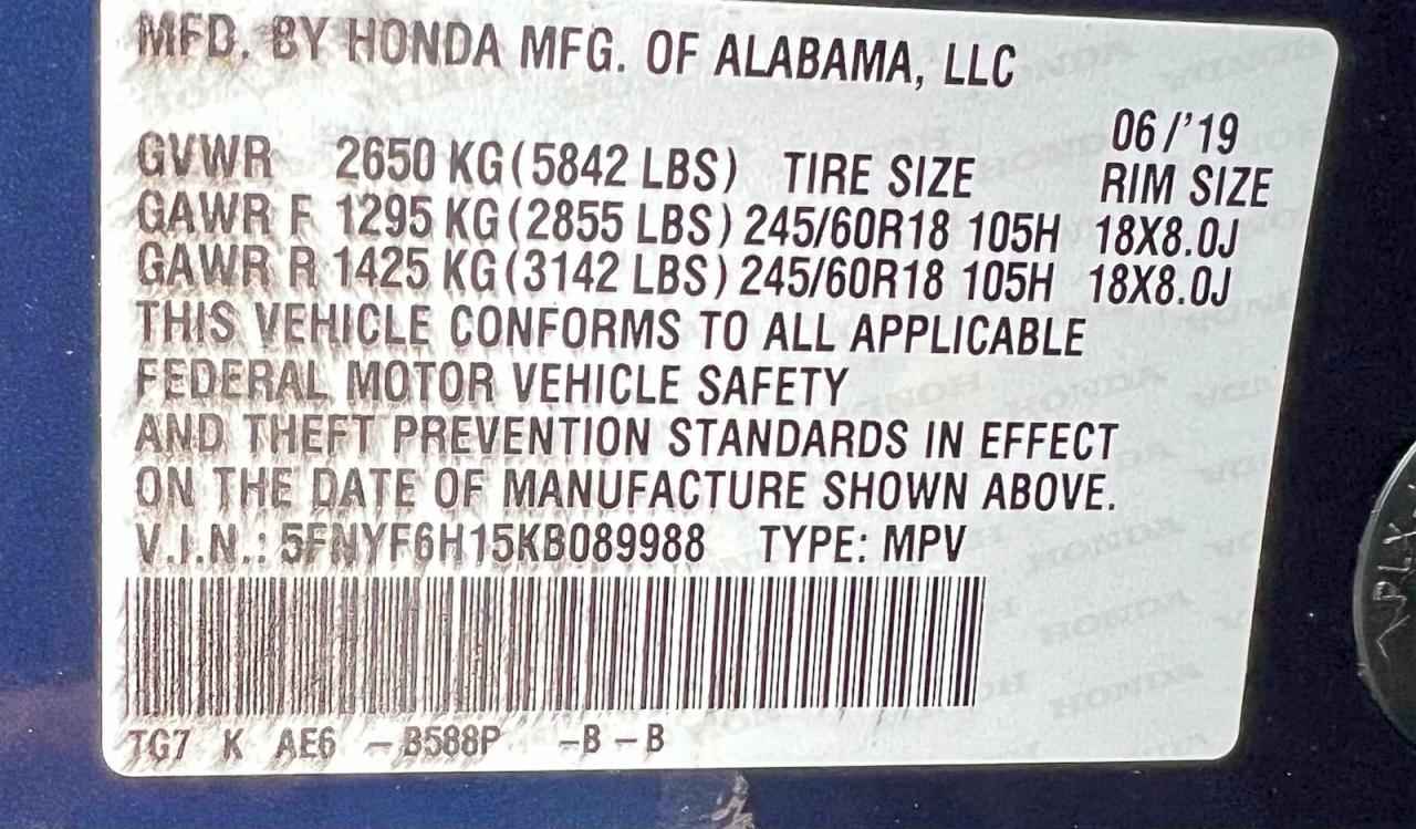 Honda Pilot Lx