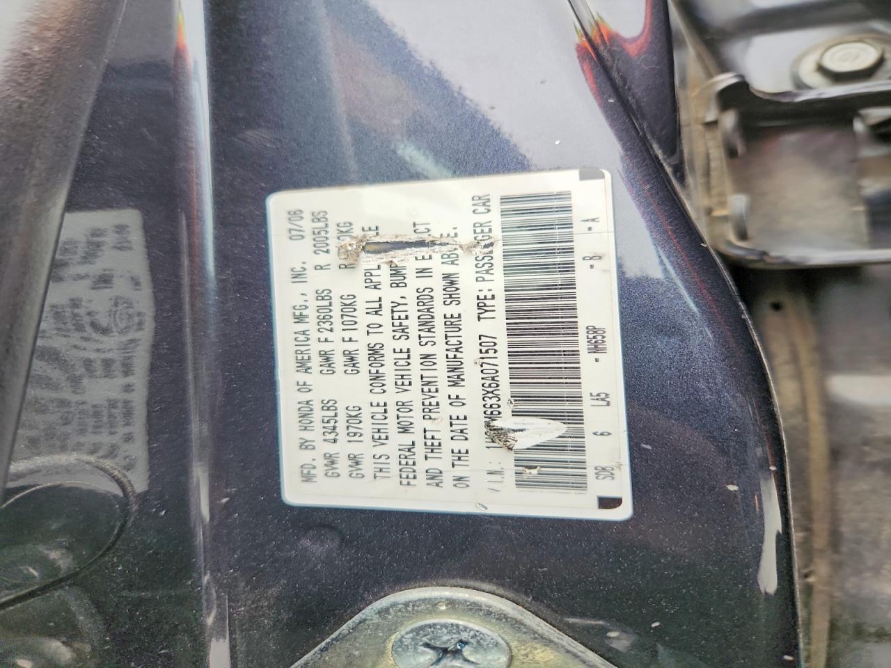Honda Accord Lx