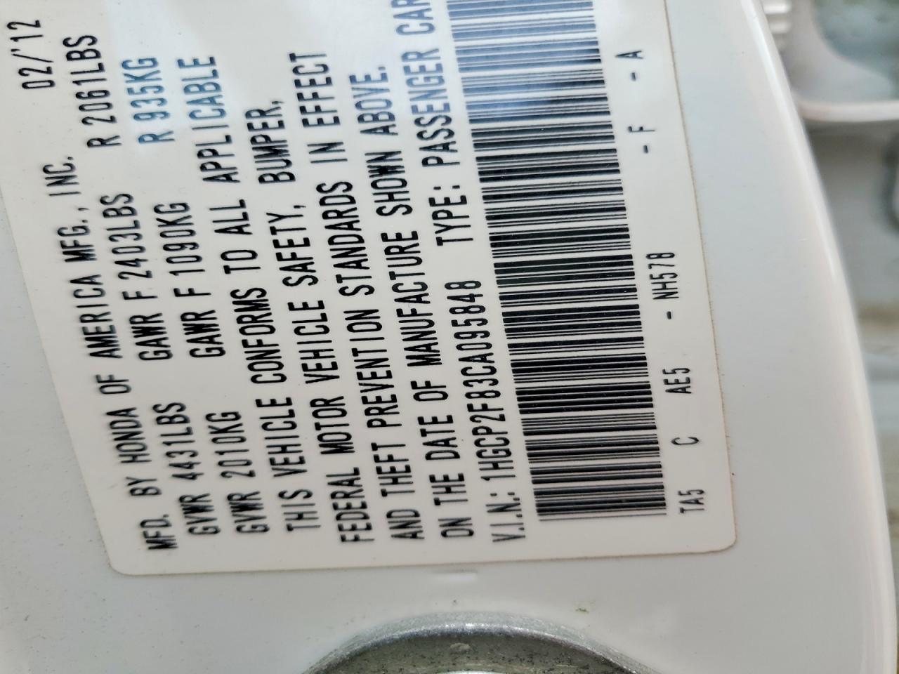 Honda Accord Exl