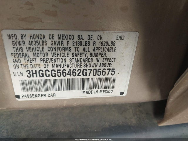 Honda Accord 2.3 Lx