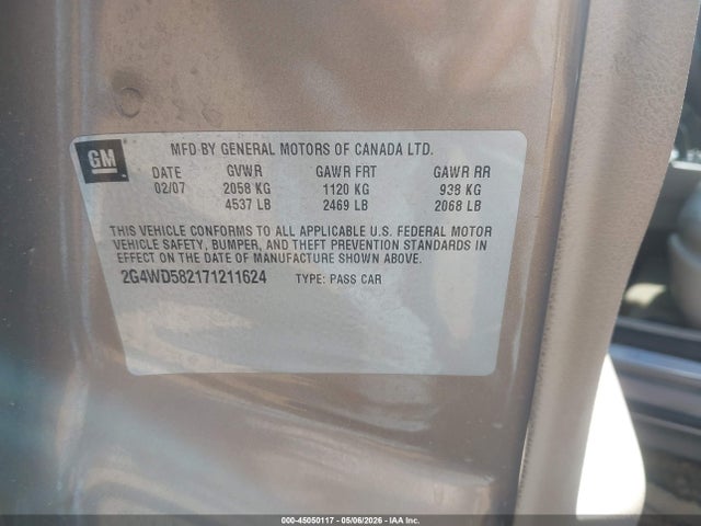Buick LaCrosse Cxl