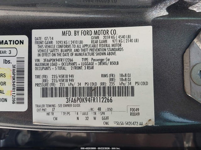 Ford Fusion Titanium