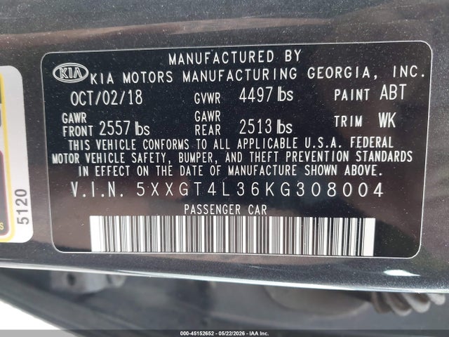 Kia Optima Lx