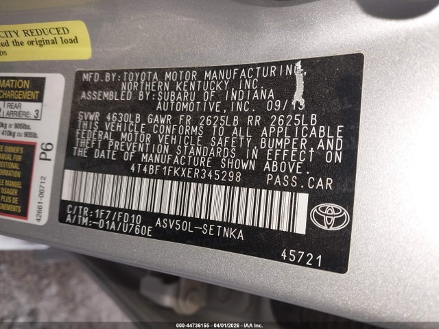 Toyota Camry Le