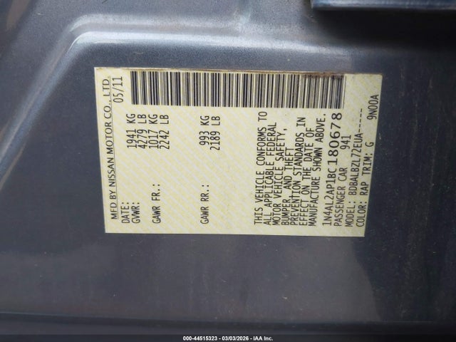 Nissan Altima 2.5 S