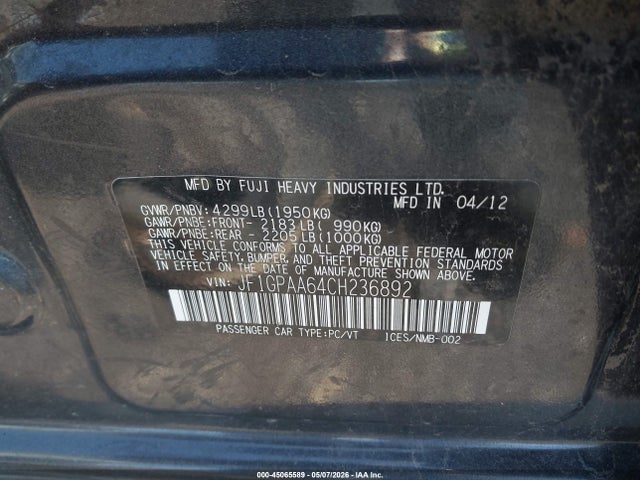 Subaru Impreza 2.0i