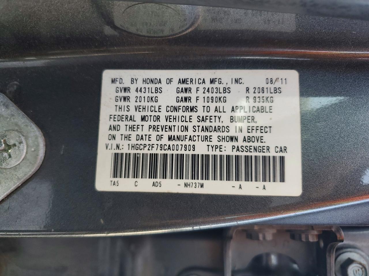 Honda Accord Ex