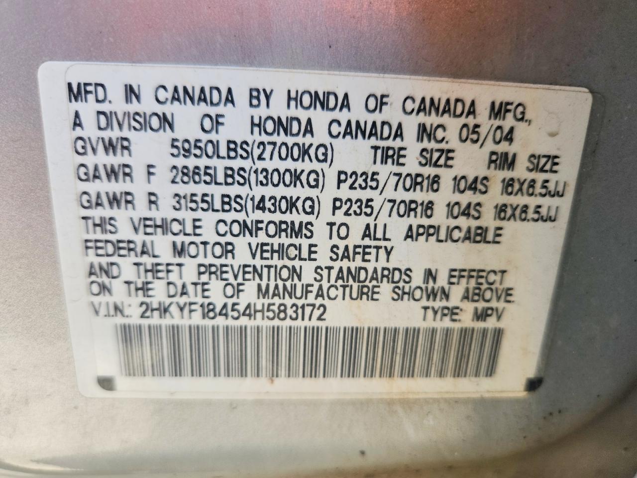 Honda Pilot Ex