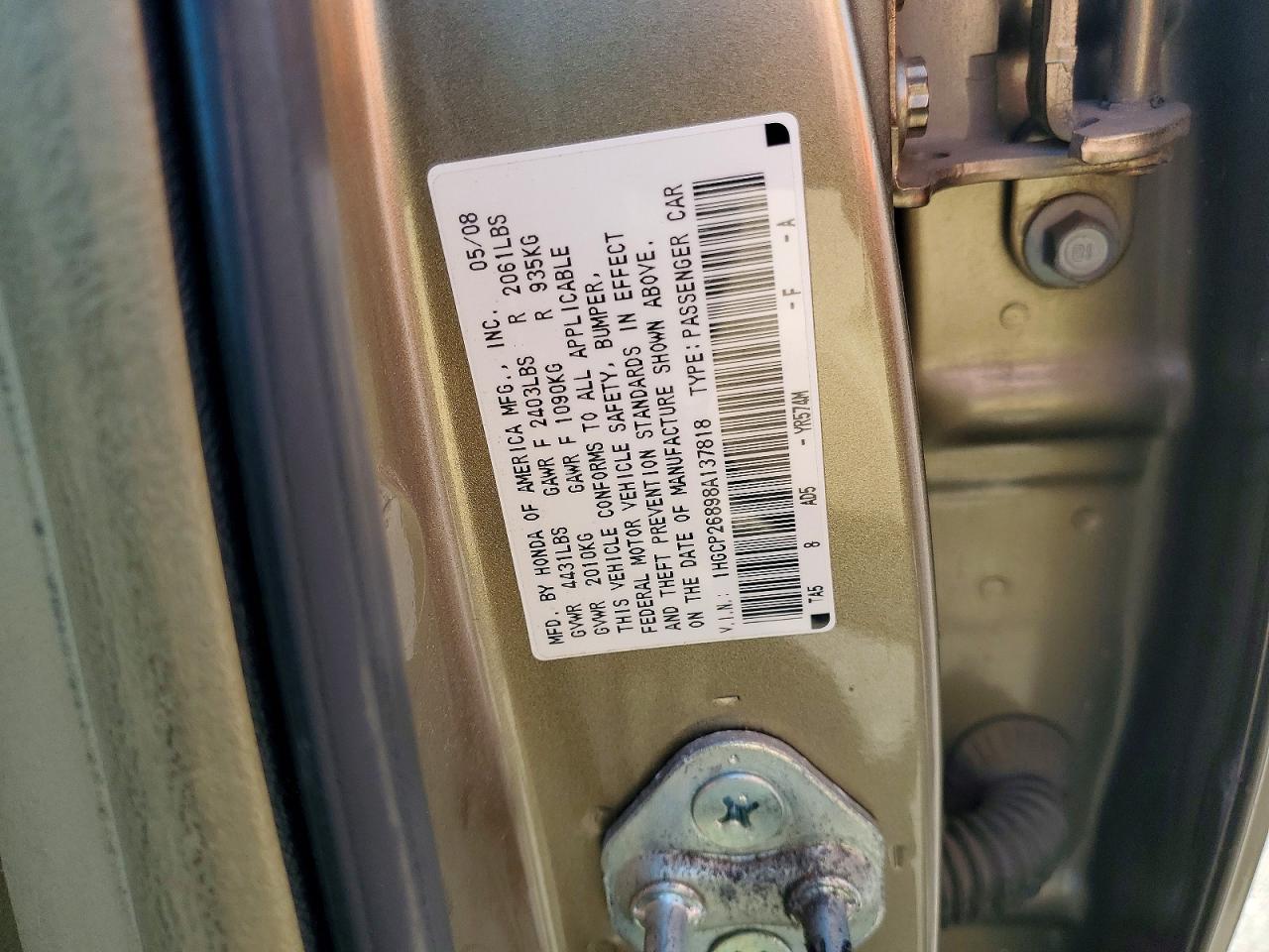 Honda Accord Exl