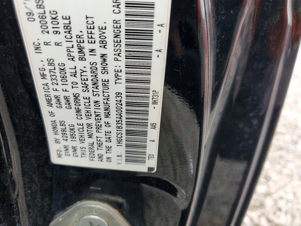 Honda Accord Lx