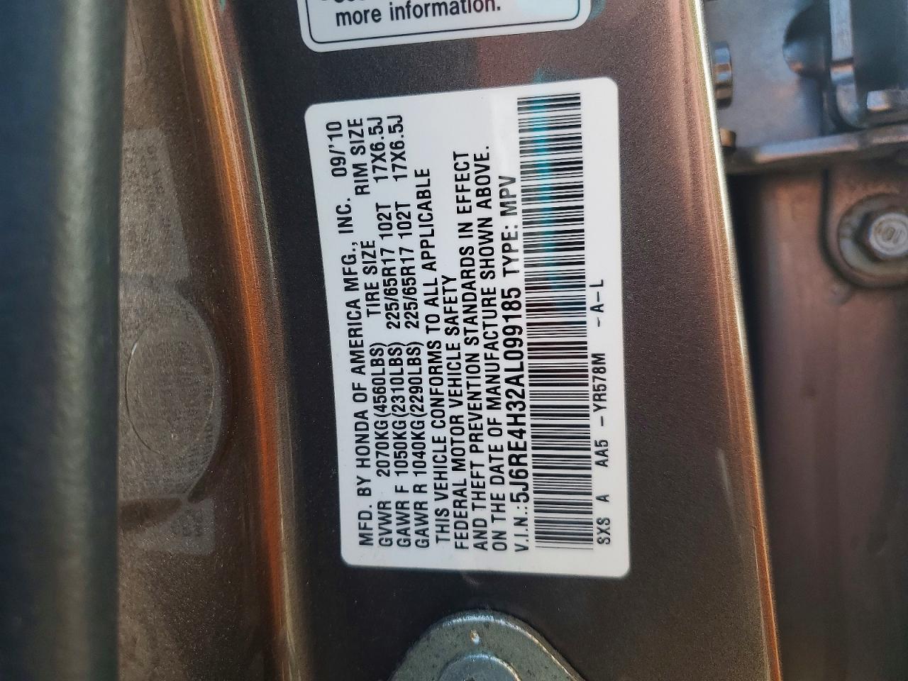 Honda Crv Lx