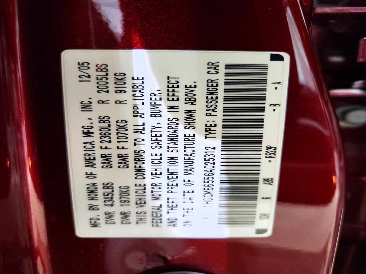 Honda Accord Ex