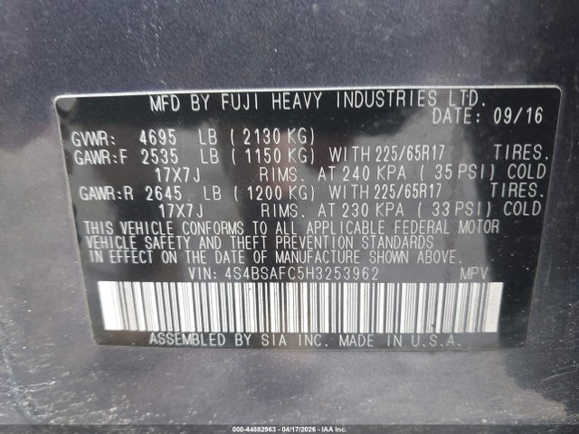 Subaru Outback 2.5i Premium