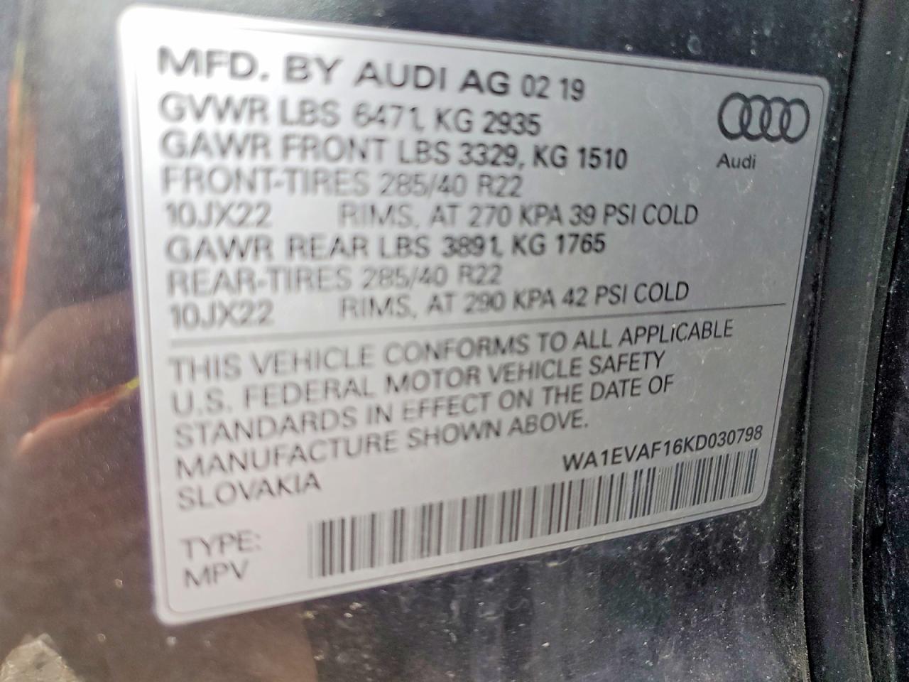 Audi Q8 Premium Plus S-line