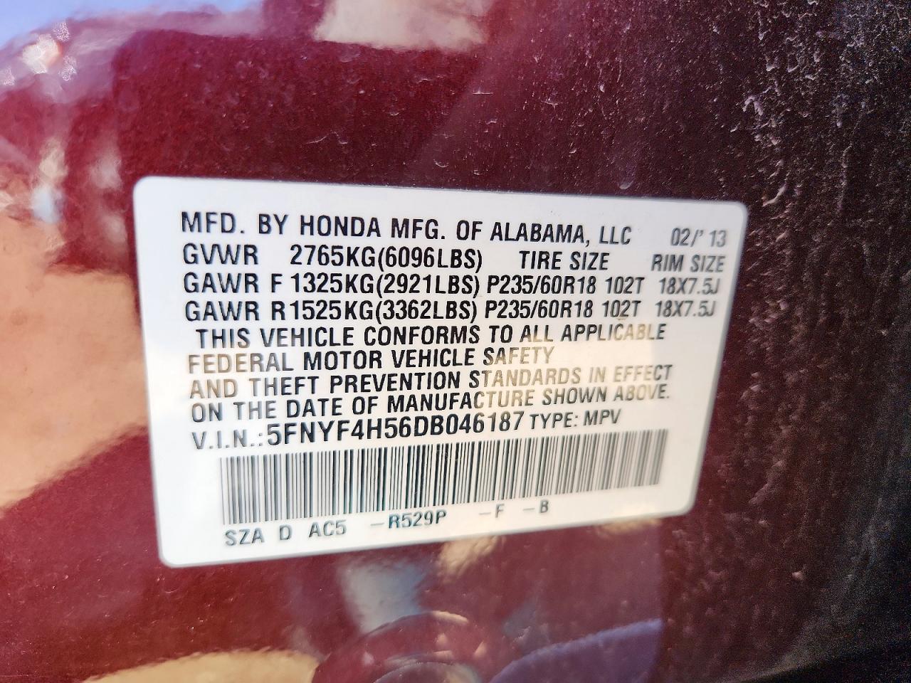 Honda Pilot Exl