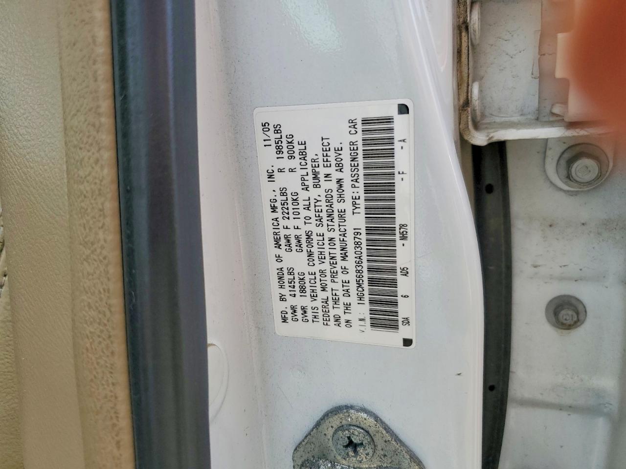 Honda Accord Ex