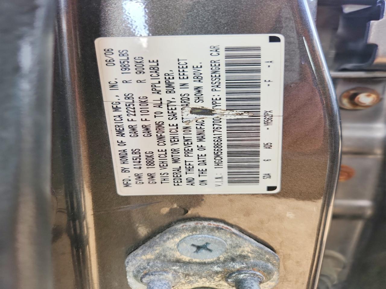Honda Accord Ex