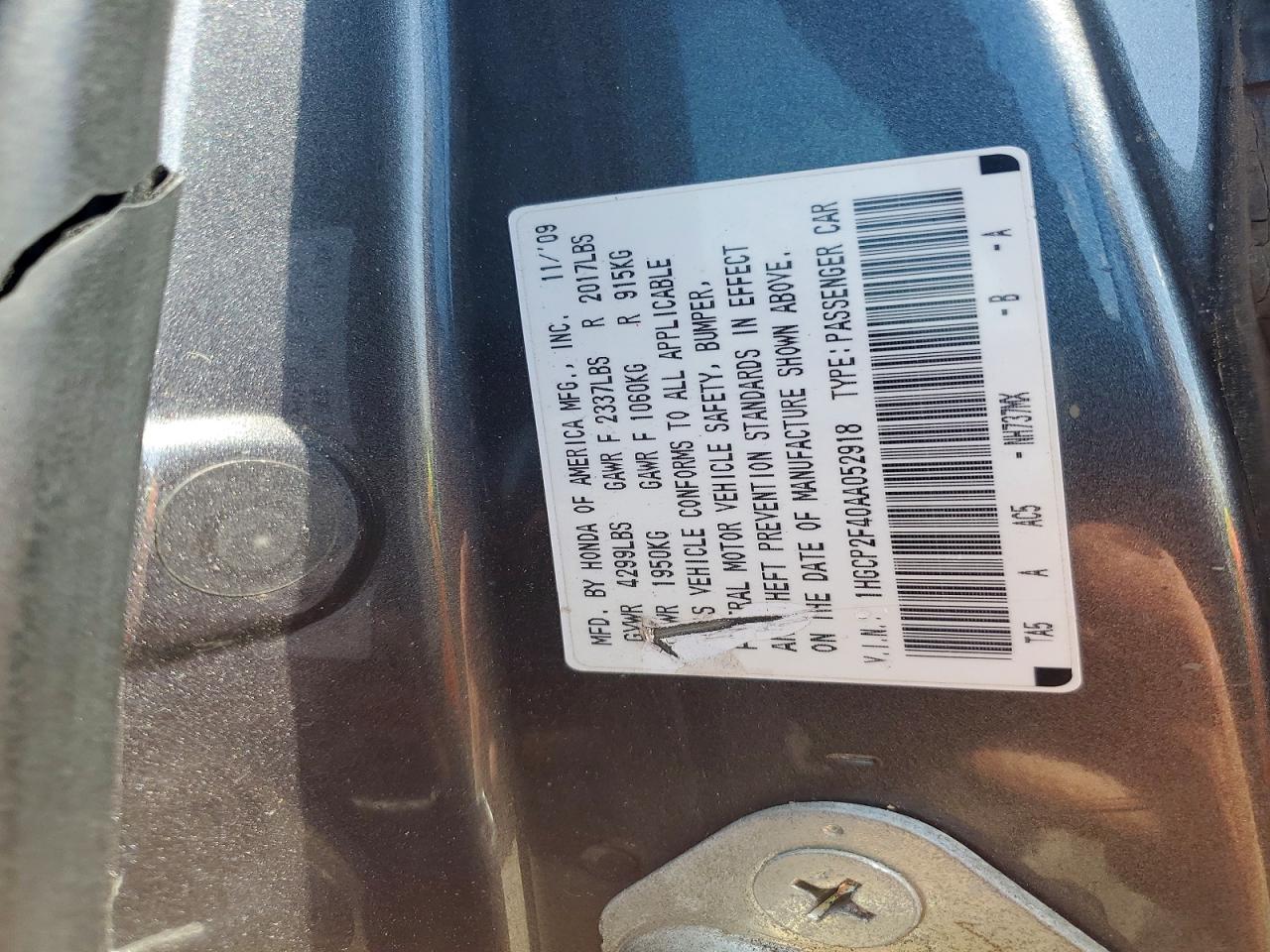 Honda Accord Lxp