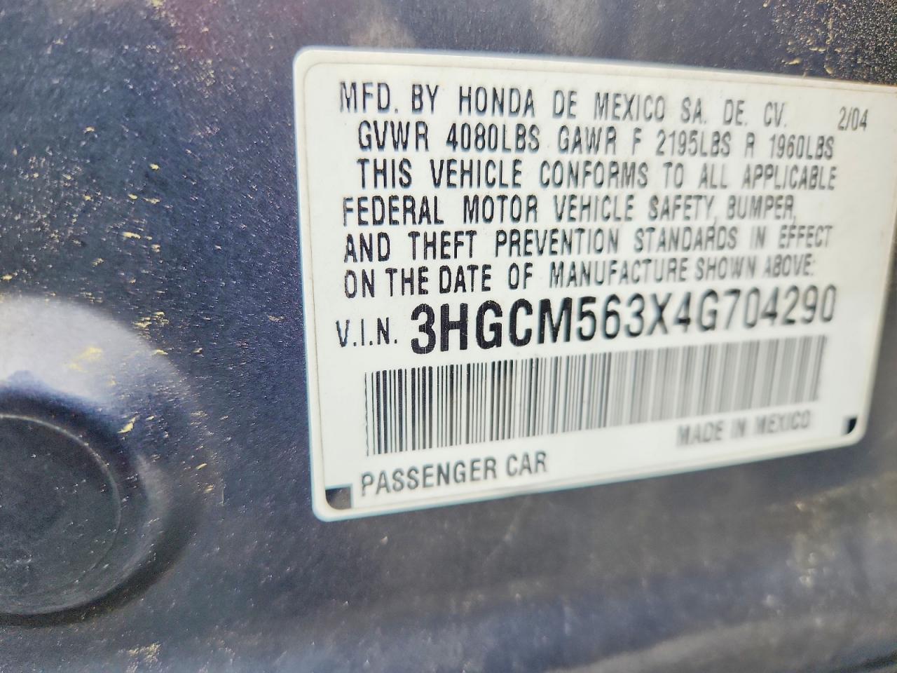 Honda Accord Lx
