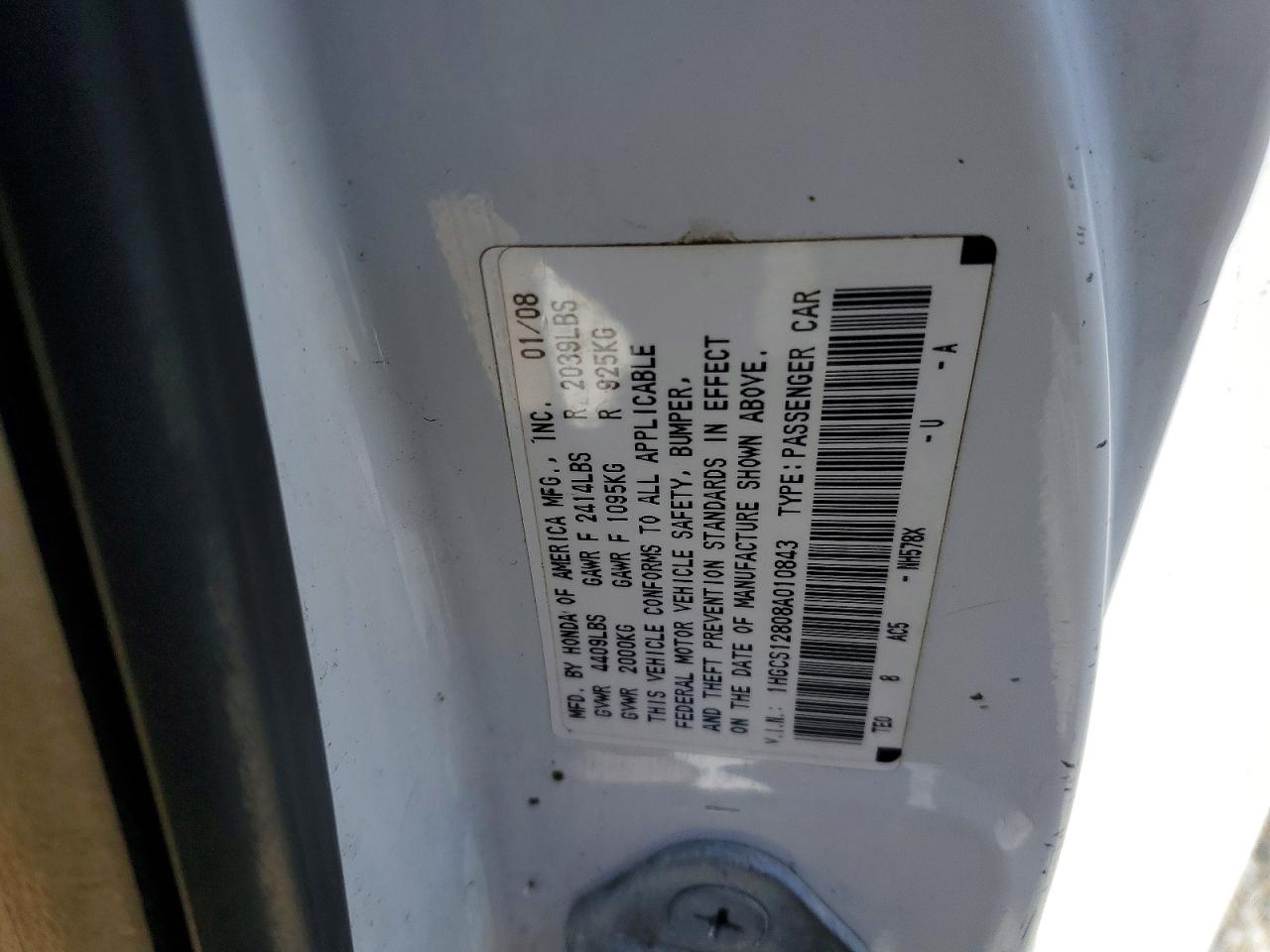 Honda Accord Exl