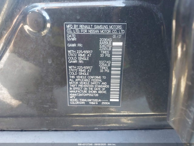 Nissan Rogue Sv